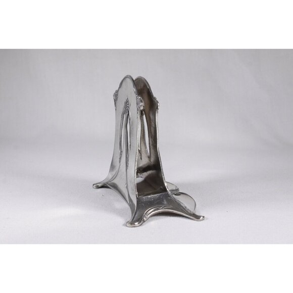 Antique Jugendstil WMF letter holder, vintage distressed Oxidized finish - Picture 8 of 10